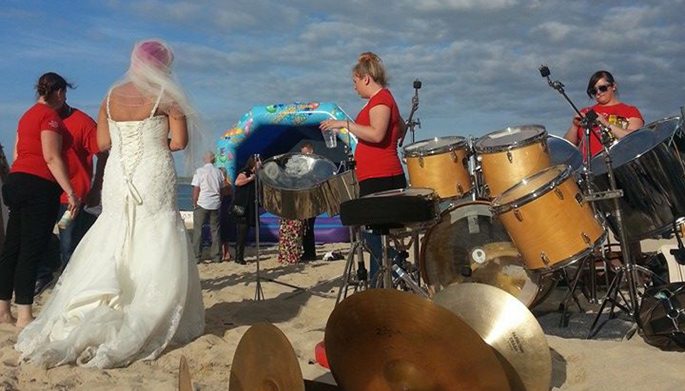 caribbean steel pan drum