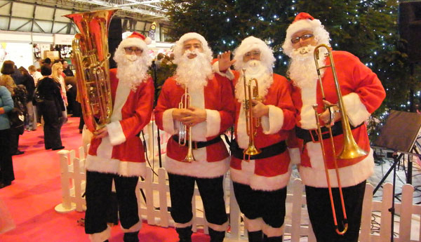 Hire Santa Brass Ensemble for Christmas Entertaiment in London